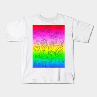 California Dreaming_Raibow Kids T-Shirt